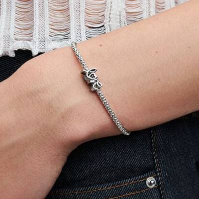 925/1000 Silver Cursive Script Love Charm - Pandora