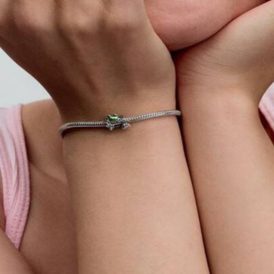 925/1000 Silver Climbing Frog Charm - Pandora