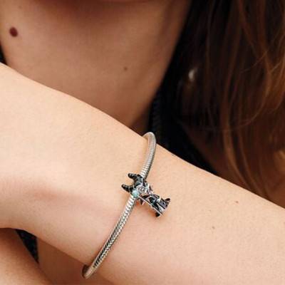 Charm Phosphorescent Les Méchants de Disney Maléfique en Argent 925 - Pandora