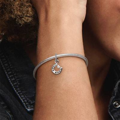 Charm Pendant Fer à Cheval Porte-Bonheur Argent 925 - Pandora