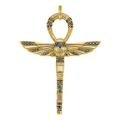 Pendentif Croix de Vie Egyptienne Plaqué Or - PE741-414-11 - Thomas Sabo