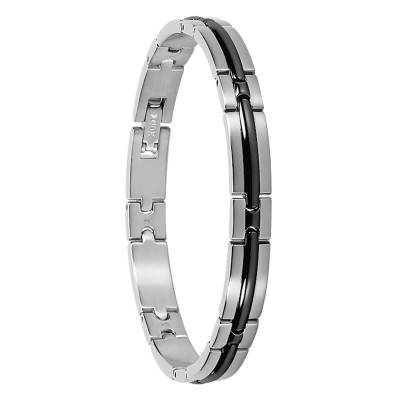 Two-Tone Stainless Steel Trinidad Bracelet, 21 cm - B042291 - Rochet