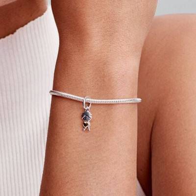 Charm Pendant Garçon Heureux en Argent 925 et Métal Doré - Pandora