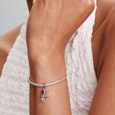 Movable Nutcracker Pendant Charm in 925 Silver - Pandora