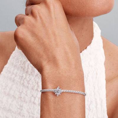 Charm Étoile Polaire Scintillante en Argent 925 - Pandora