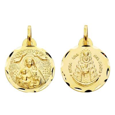 Médaille Vierge du Rocio et Vierge de la Cinta Or Jaune 750, 16 mm ou 18 mm - Lumiosa