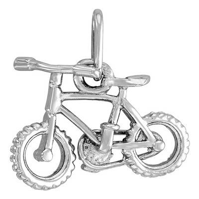 925 Silver Bicycle Pendant - Vandona