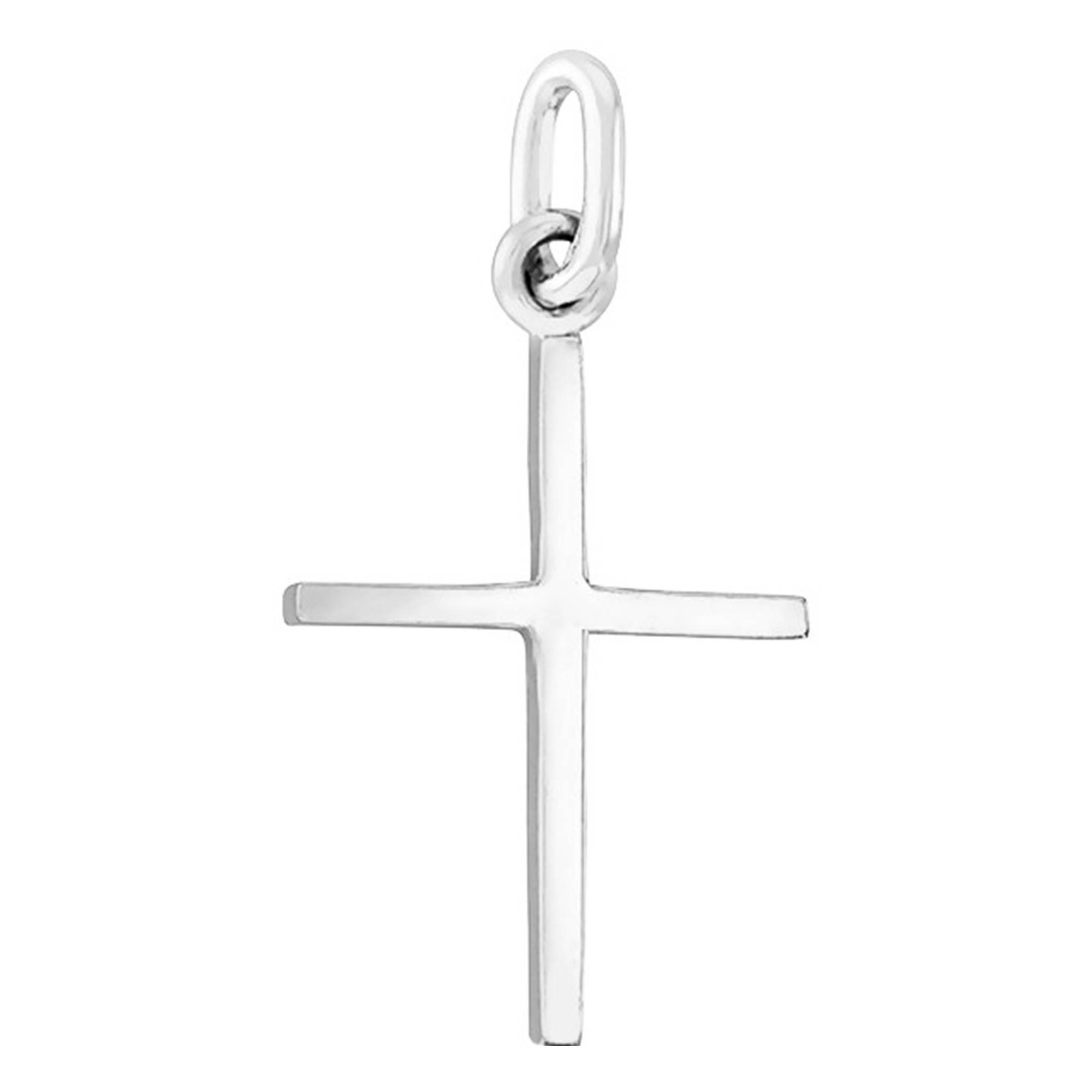 Ancienne Croix Pendentif Française, Crucifix Catholique En Métal Argenté, époque Vintage