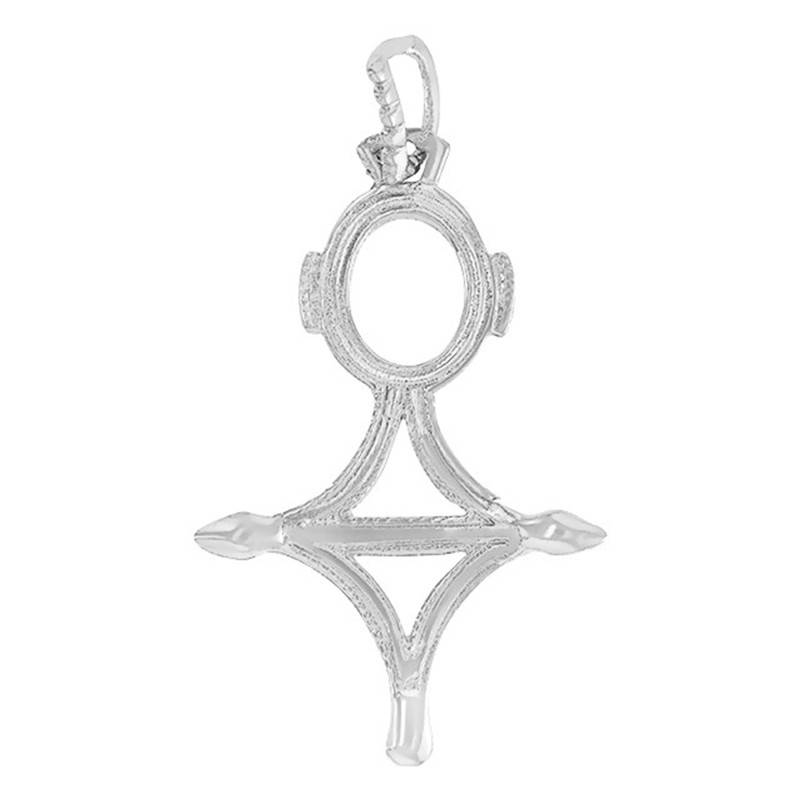925 Silver Agadez Cross Pendant - Vandona