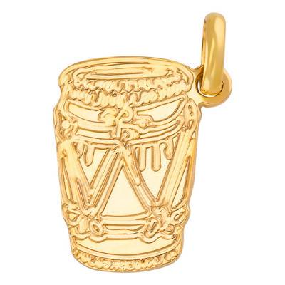 Pendentif Pahu Polynésie, Or Jaune 375 ou 750 - Rosatella