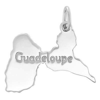Pendentif Gadeloupe Or Blanc - Vandona