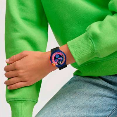 Neon Party To The Max Watch SB06N102 - Swatch