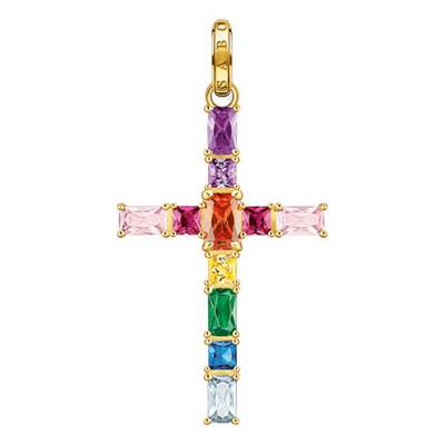 Multicolor Rainbow Heritage Cross - PE939-996-7 - Thomas Sabo