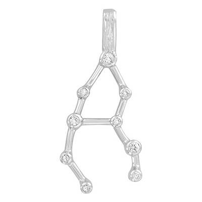 Pendentif Constellation Balance en Argent - Vandona