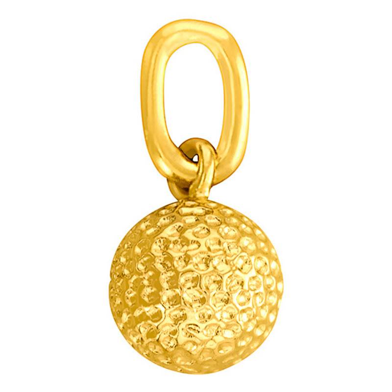 Yellow Gold Golf Ball Pendant - Vandona