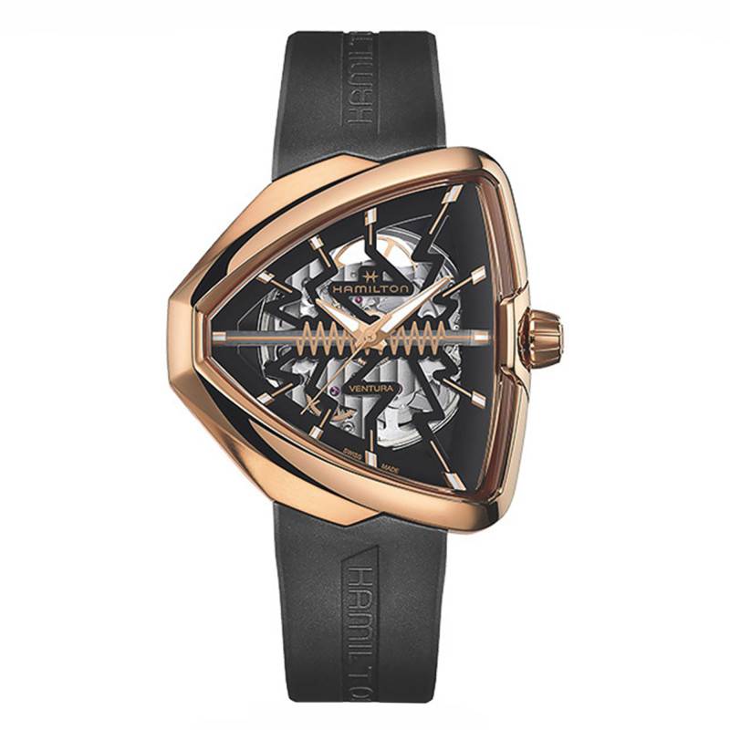 Ventura Elvis80 Skeleton Auto Watch H24525331 - Hamilton