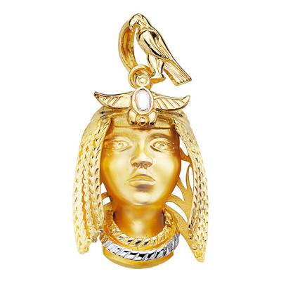 Pendentif Nefertari en Or Bicolore 750 - Lumiosa