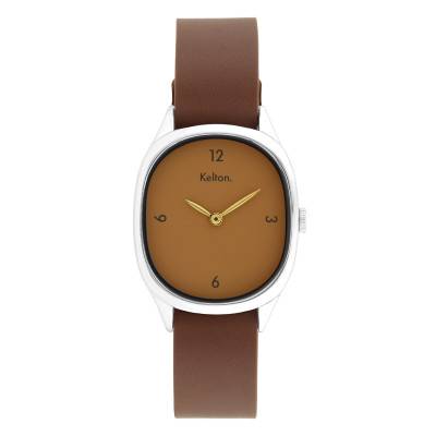Colorama Double Choco Watch / Silver Multicolor Gypsy Bracelet Gift Set Kelton x Nilaï - Kelton