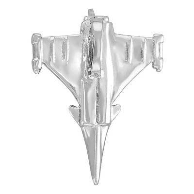 Pendentif Avion Rafale Or Blanc - Vandona