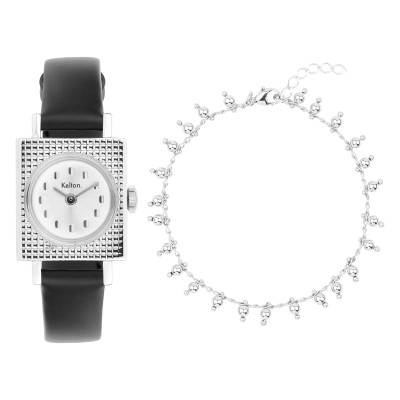 Silver Lady 50 Watch / Silver Gypsy Bracelet Gift Set Kelton x Nilaï - Kelton