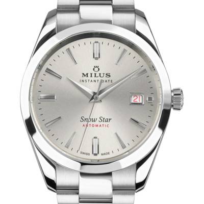 Milus Snow Star Supreme 904 Sky Silver Watch - Milus