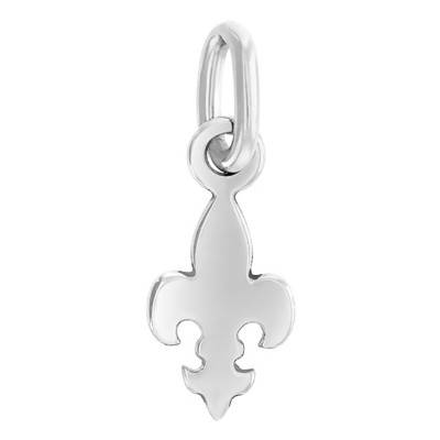 Pendentif Fleur de Lys Or Blanc - Vandona