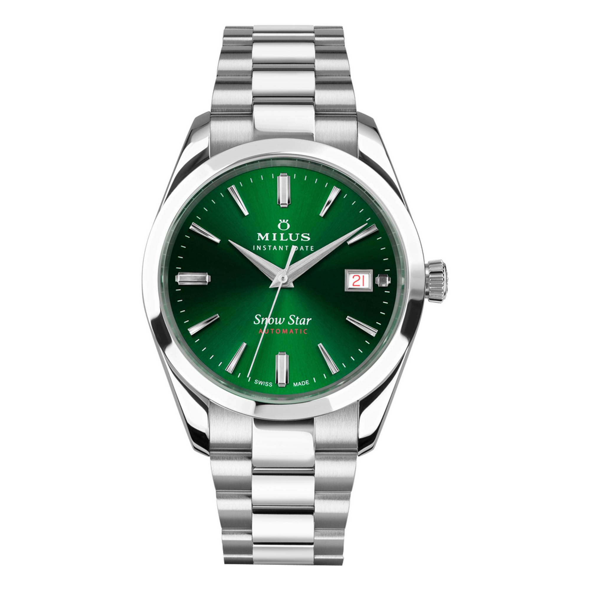 Snow Star Supreme 904 Green MIH.02.001.IB.904 Watch - Milus - Ocarat