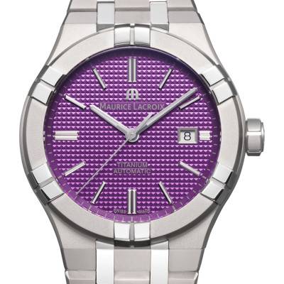 Montre Aikon Automatic Titanium Purple AI6008-TT032-430-1 - Maurice Lacroix