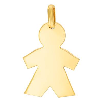 Yellow Gold 375/1000 or 750/1000 Little Boy Pendant - Rosatella
