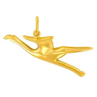 Pendentif Flamant Rose Or Jaune - Vandona