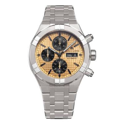 Titanium Yellow Aikon Automatic Chronograph Watch AI6038-TT032-530-1 - Maurice Lacroix