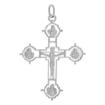 Pendentif Croix Arlésienne Or Blanc - Vandona