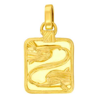 Pendentif Zodiaque Poisson Or Jaune - Vandona