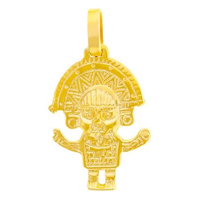 Pendentif Inca Dieu Soleil Or Jaune - Vandona