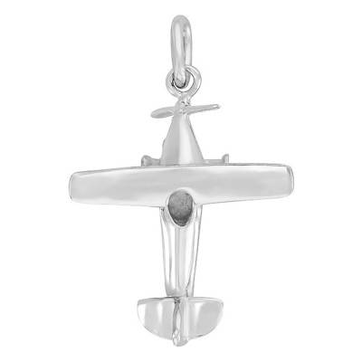 Pendentif Avion Or Blanc - Vandona