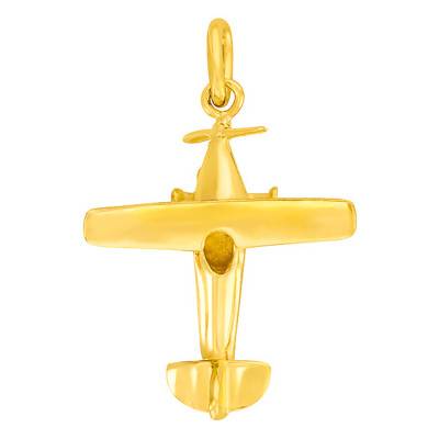 Pendentif Avion Or Jaune - Vandona