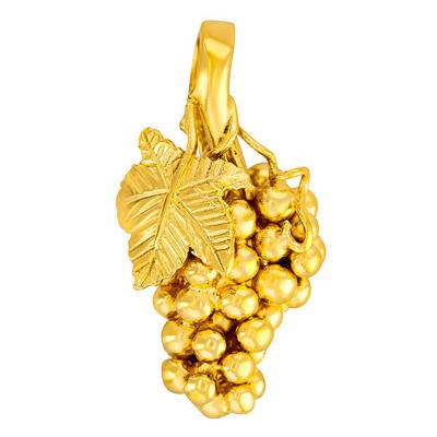 Pendentif Grappe de Raisin Or Jaune - Vandona