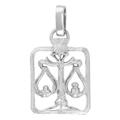 Pendentif Zodiaque Balance Or Blanc 375 ou 750 - Vandona