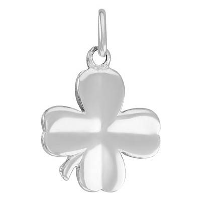 Pendentif Trèfle, Or Blanc 375 ou 750 - Vandona