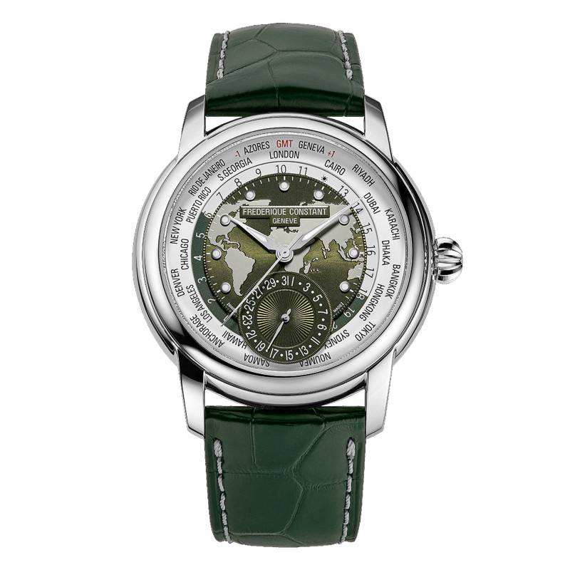 Classic Worldtimer FC-718KWM4H6 Watch - Frédérique Constant