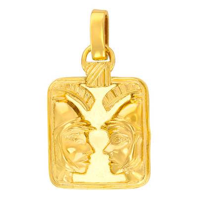 Pendentif Zodiaque Gémeaux Or Jaune - Vandona