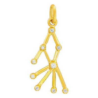 Pendentif Constellation Sagittaire en Or Jaune 375 ou 750 - Vandona