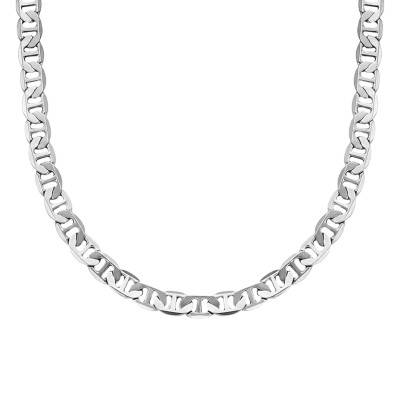 Collier Chaîne Anchor Héritage en Acier, Longueur 51 à 56 cm, Largeur 9 mm - Fossil