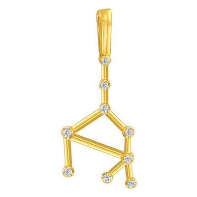 Pendentif Constellation Taureau en Or Jaune 375 ou 750 - Vandona