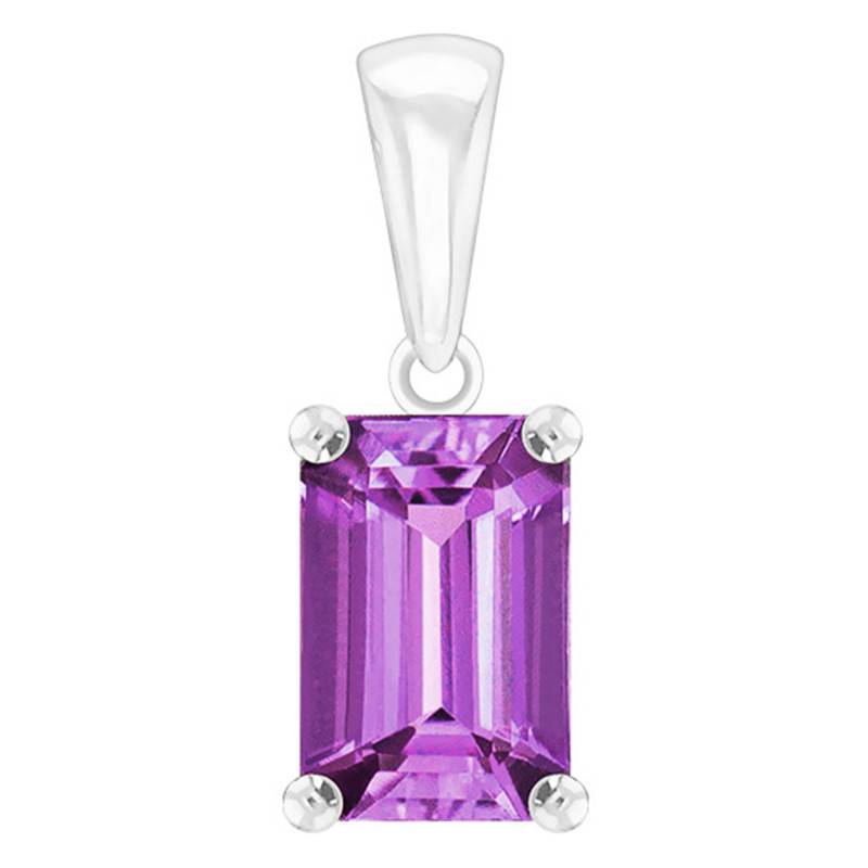 White Gold & Amethyst Pendant - Aurora