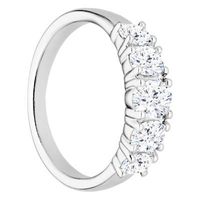 Alliance en Platine & Diamants 1,50 ct, Largeur 2,55 mm - Alliantine