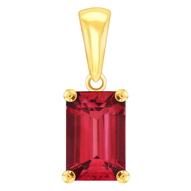 Yellow Gold 750/1000 & Ruby Pendant - Aurora