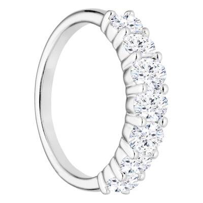 Alliance en Platine & Diamants 1,30 ct, Largeur 1,95 mm - Alliantine