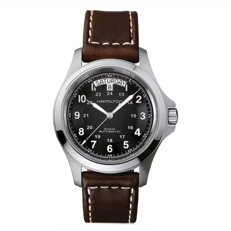 Khaki Field King Auto Watch - H64455533 - Hamilton