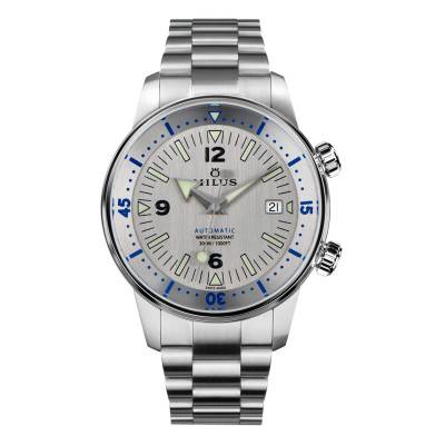 Archimedes Aqua Steel Silver Storm Watch - Milus